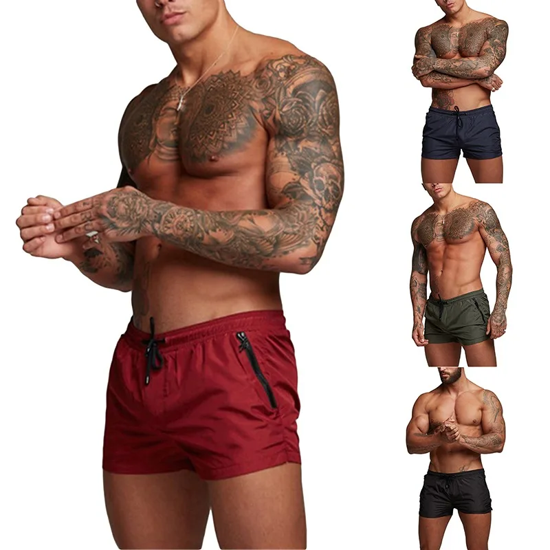 Mens Swim Trunks with Zipper Pockets Summer Beach Board Shorts Quick Dry Swimming Bathing Suit Swimsuit Swimwear swim trunks swim shorts men swimsuit