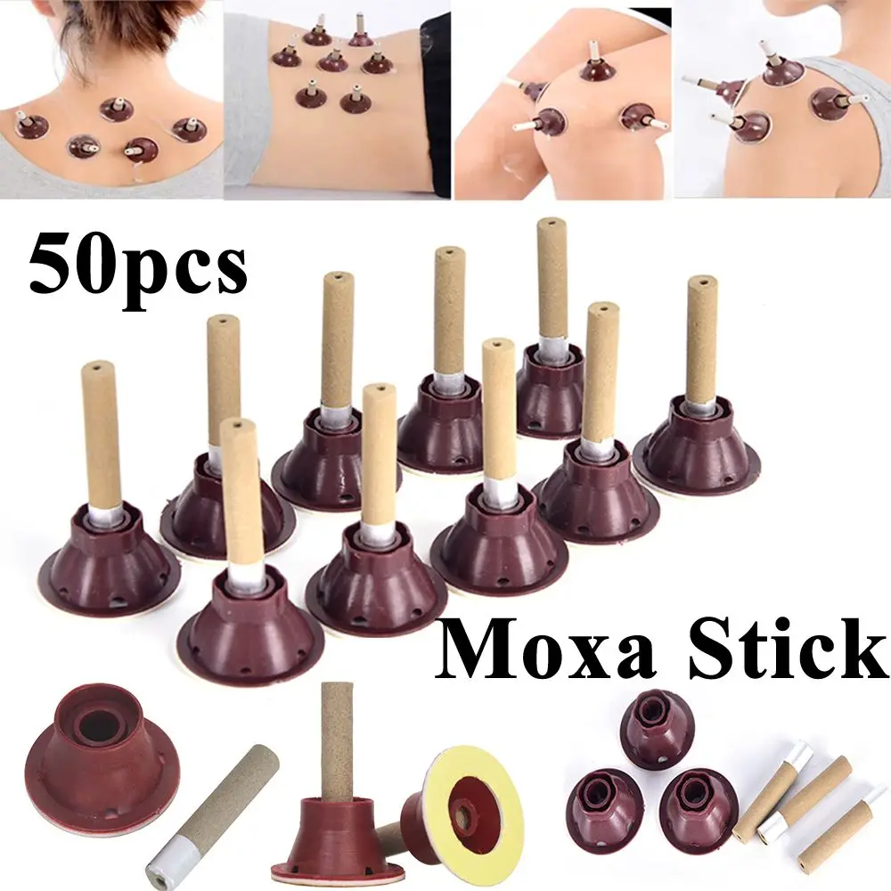 Mini Smokeless Roll Acupuncture Points Device Mugwort Moxibustion Tube Moxa Stick Moxa Candle Massage Tool