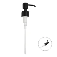 High-Quality Materials New Practical Pump Head Soap Dispenser Pump Stainless Steel 11cm Rust-Proof Silver/Black 1