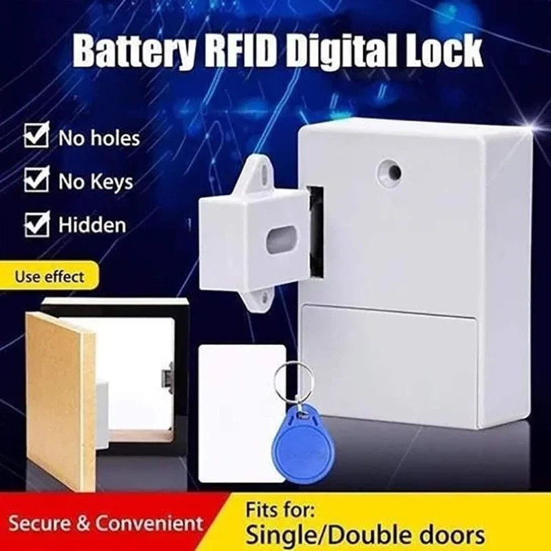 Smart Sensor RFID Hidden Security Digital Cabinet Lock/electronic Drawer Lock DIY