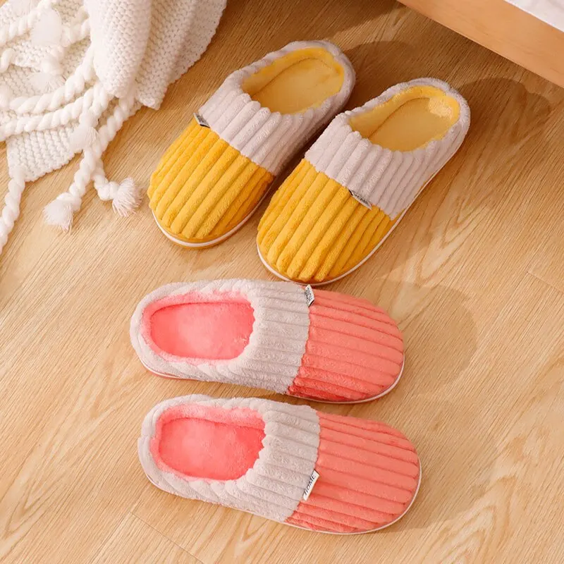 Slippers Sandals Shoes Feslishoet Women Winter Home Slippers Cartoon Nonslip Soft Winter Warm House Spa Slippers Indoor Bedroom Lovers Outdoor
