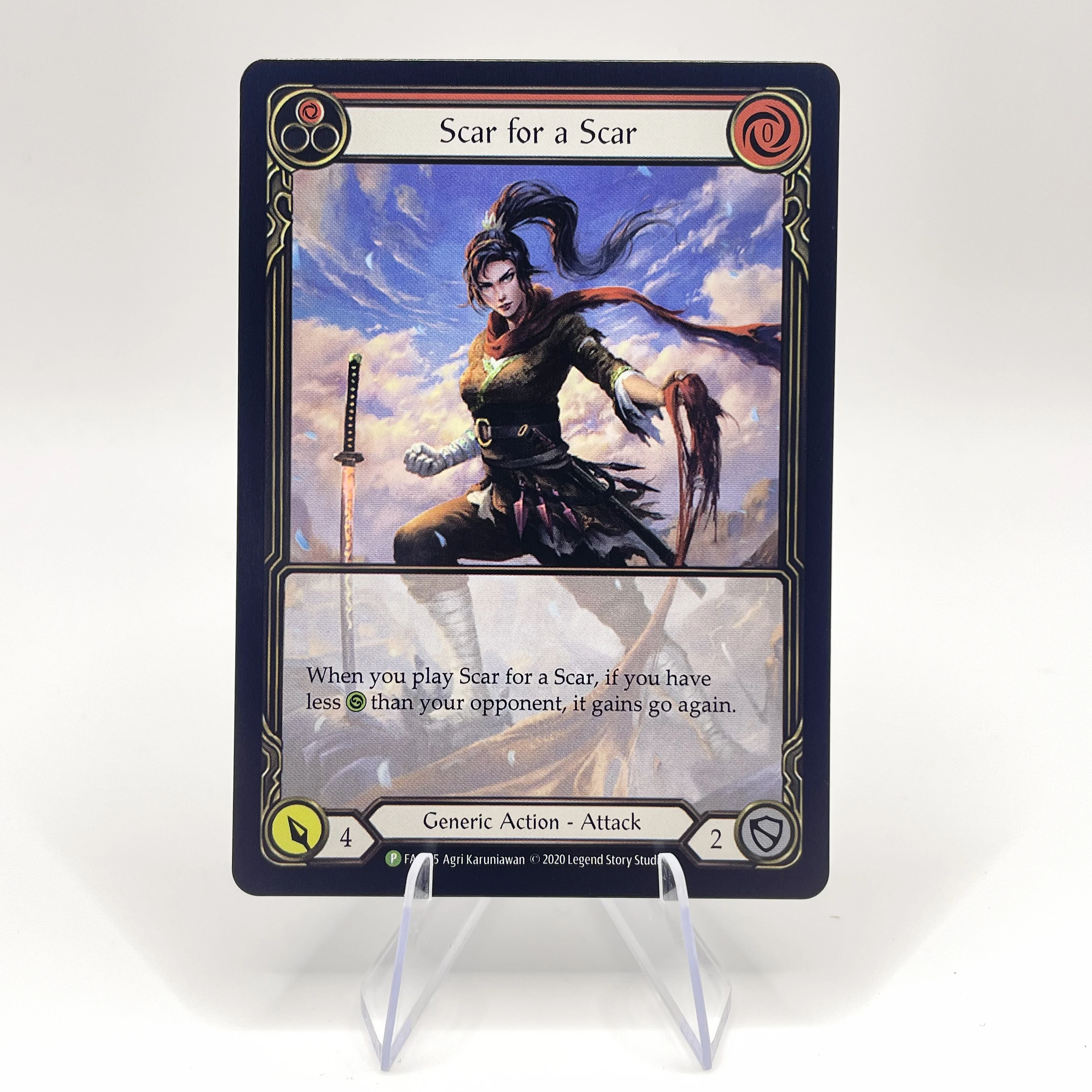 護衛募集員　英語foil4枚セット Proxy FOIL Cards for Entertainment Games FAB Mask of