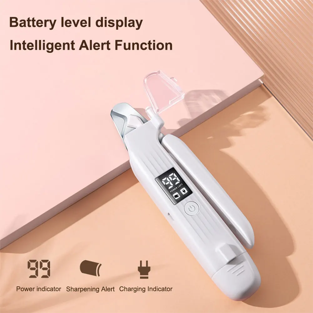 2 in 1 Electric Pet Nail Trimmer Quiet and Low Vibration Pet Nail Grinder Pet Toenail Clippers for Small Medium Large Dogs/Cats 3