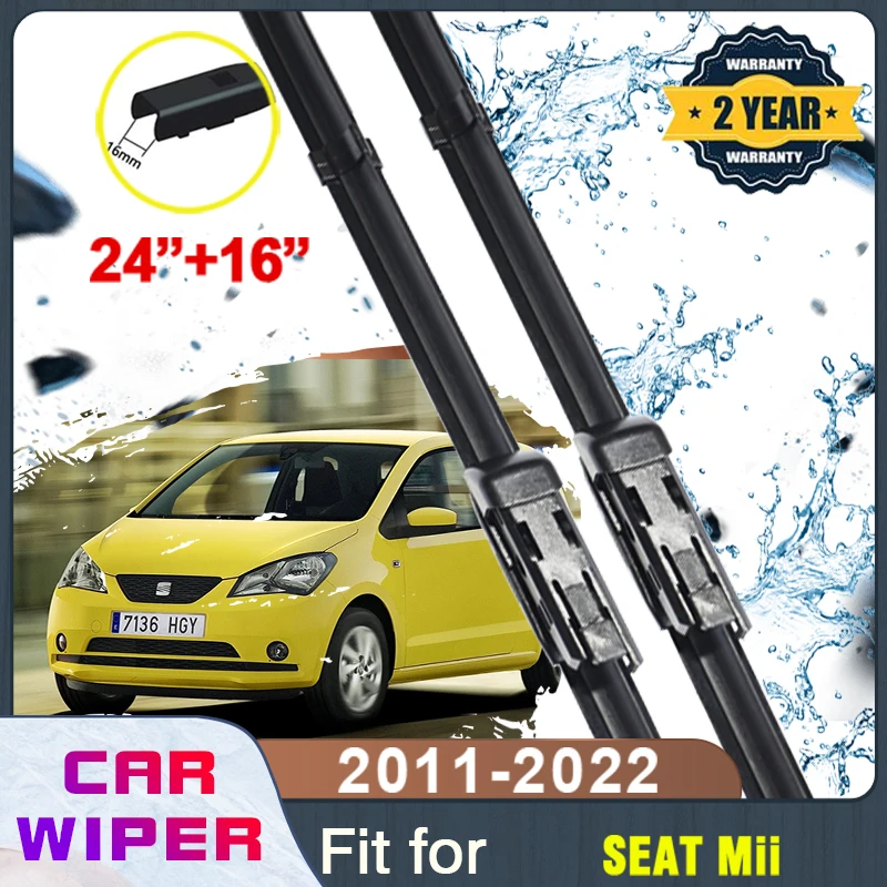 Tergicristalli Per Seat Mii E-Mii Vw Up Skoda Citigo 2011 ~ 2022 Ricambi Auto Parabrezza Anteriore Spazzola Tergicristallo Accessori Auto