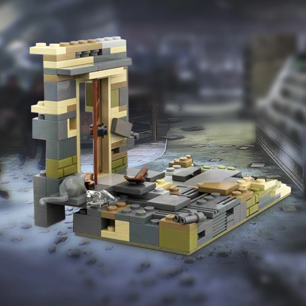 

Gobrick MOC игровой набор строительных блоков Uss Joel и Elli Brickheadzs, экшн-модель персонажа, кирпичные игрушки, детский подарок