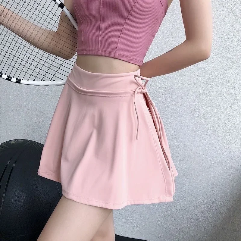 Summer Women's Skirts Fashion Sexy Mini Elastic Pleated Sun Skirts For School Girl Uniform Korean Black High Waist Tennis Skirts