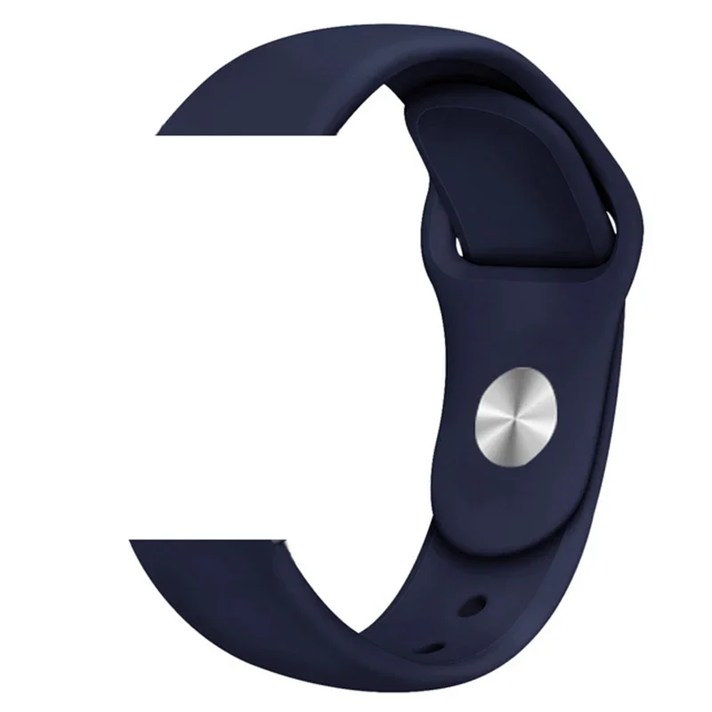 Silicone Smart Watch Replacement Strap - Adjustable Band in Multiple Sizes