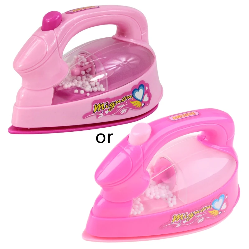 

Children Kid Boy Girl Mini Kitchen Electrical Appliance Electric Iron Toy Set Du