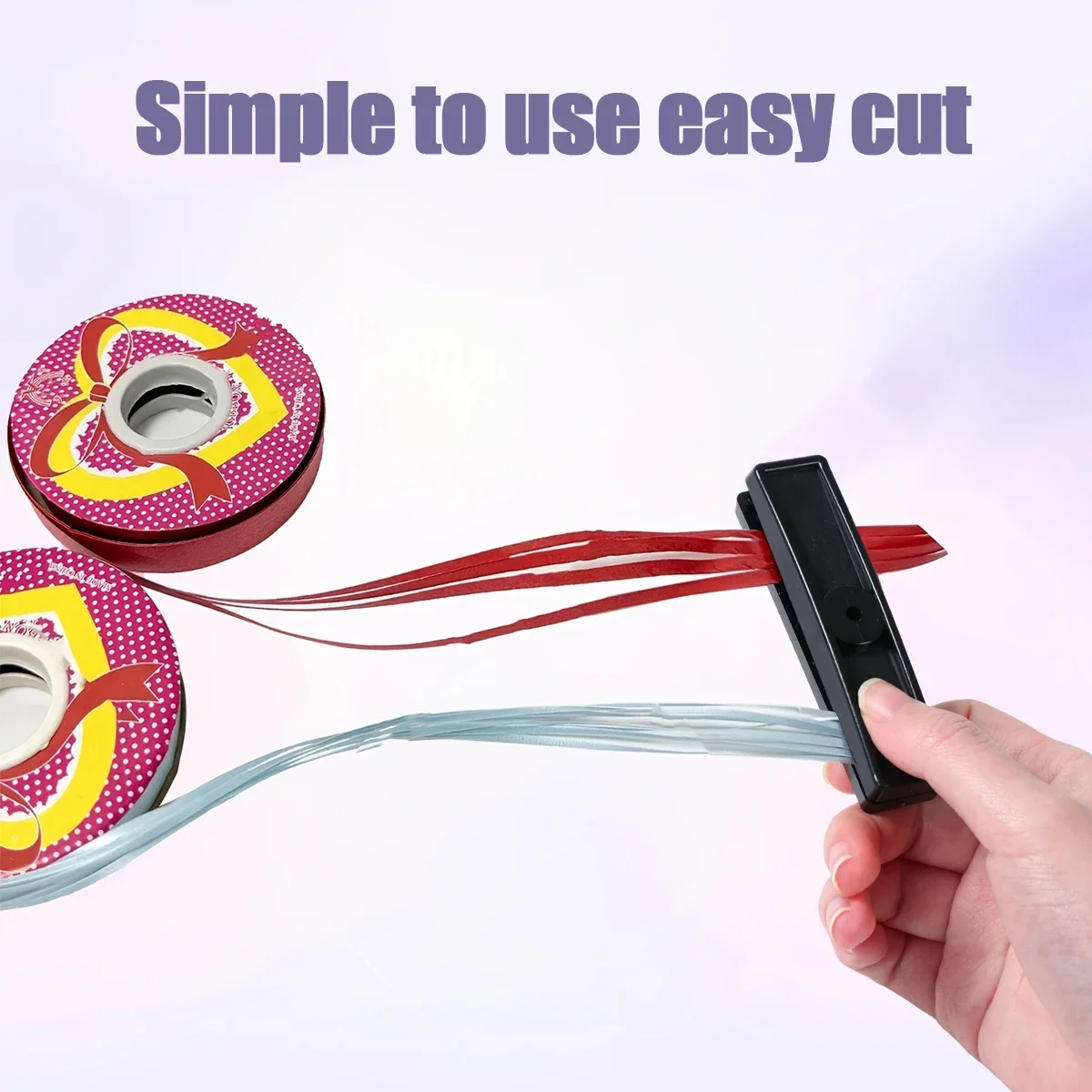 Plastic Ribbon Splitter Tool for Happy Birthday Party Decorations
