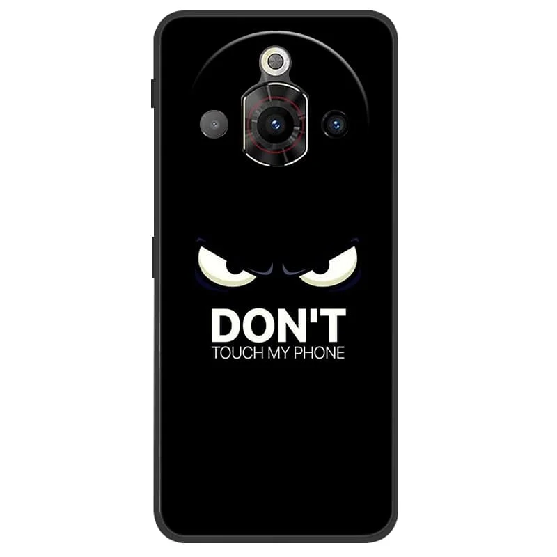 Cute Fashion Black Silicone Soft Phone Case - Shockproof Back Cover Shell