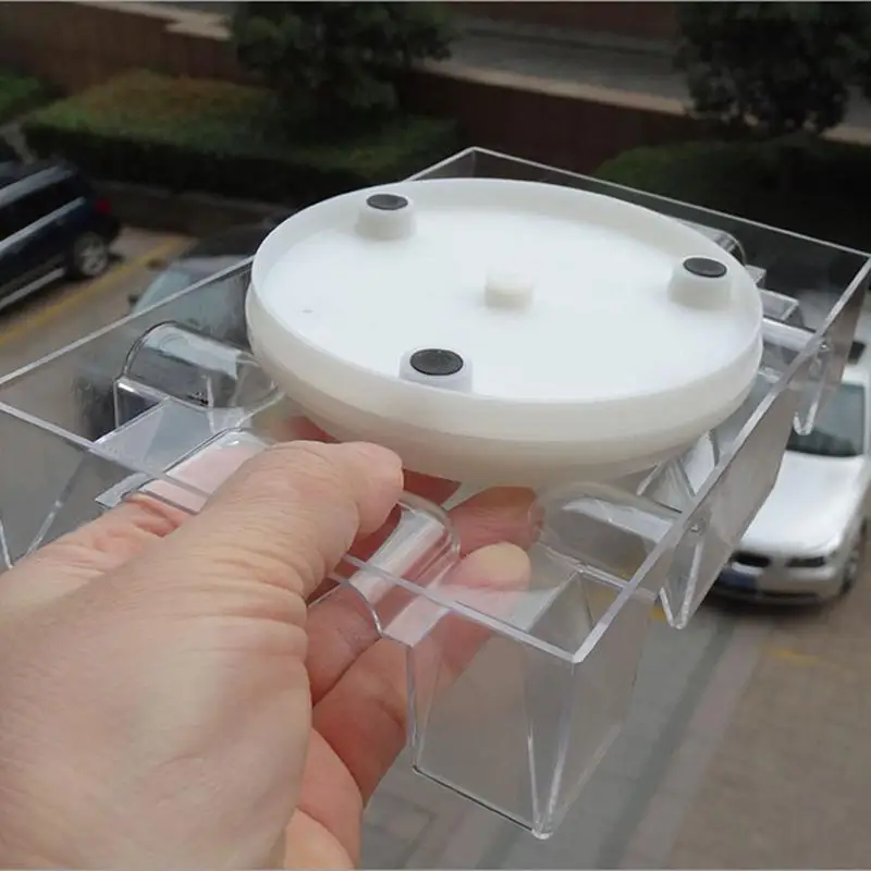 Rotating Card Tray Deck Clear Rotating Playing Card Tray Sturdy Swivel Cards Holder For Kids Adults And Poker Tables