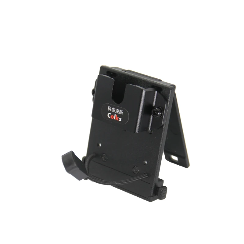Heavy Duty Tactical Radio Holster with Belt Clip for Law Enforcement