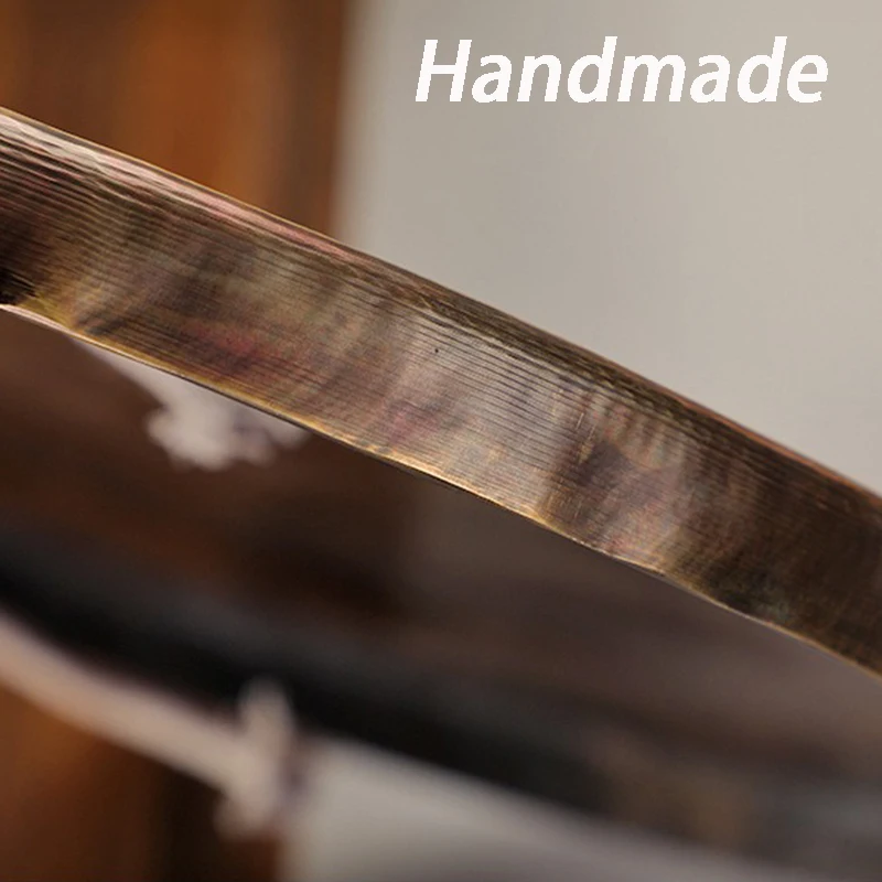 Nepal Handmade Gong 60cm Copper Rubbing Gongs Six-words Theory Sound Healing Yoga Meditation with Mallet Percussion Instruments