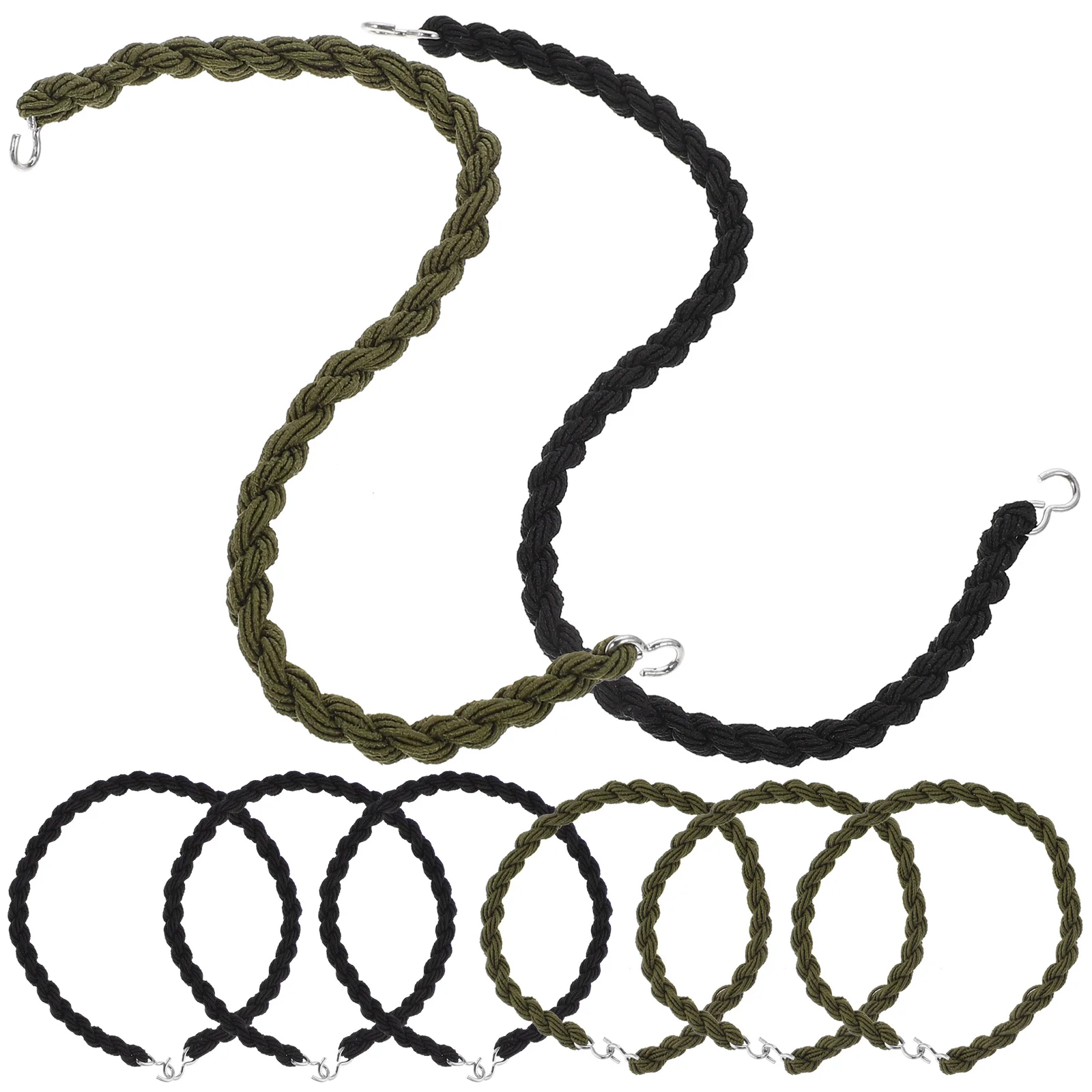 

8 Pcs Pant Leg Elastic Outdoor Boot Straps Rope for Portable Blousing