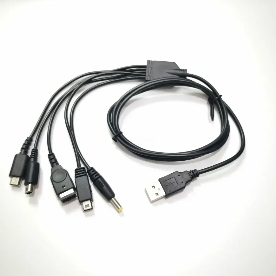 300개 1.2M 멀티 충전 케이블 USB 고속 충전기 와이어 코드 (닌텐도 GBA SP DS Lite DSL NDSL 뉴 3DS XL LL PSP Wii U 용)