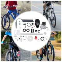 100cc Bicycle Engine Kit 2 Stroke 4-Stroke Bike Motor Kit Gas Motor for Bicycles Kit for Bikes with Large Triangular Frame Space 1