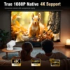 Magcubic HY310 Auto Focus Projector 1080P Native 4K 330ANSI Android 11 WiFi6 BT5.4 Mini Outdoor Movie Projector with Air Mouse 4
