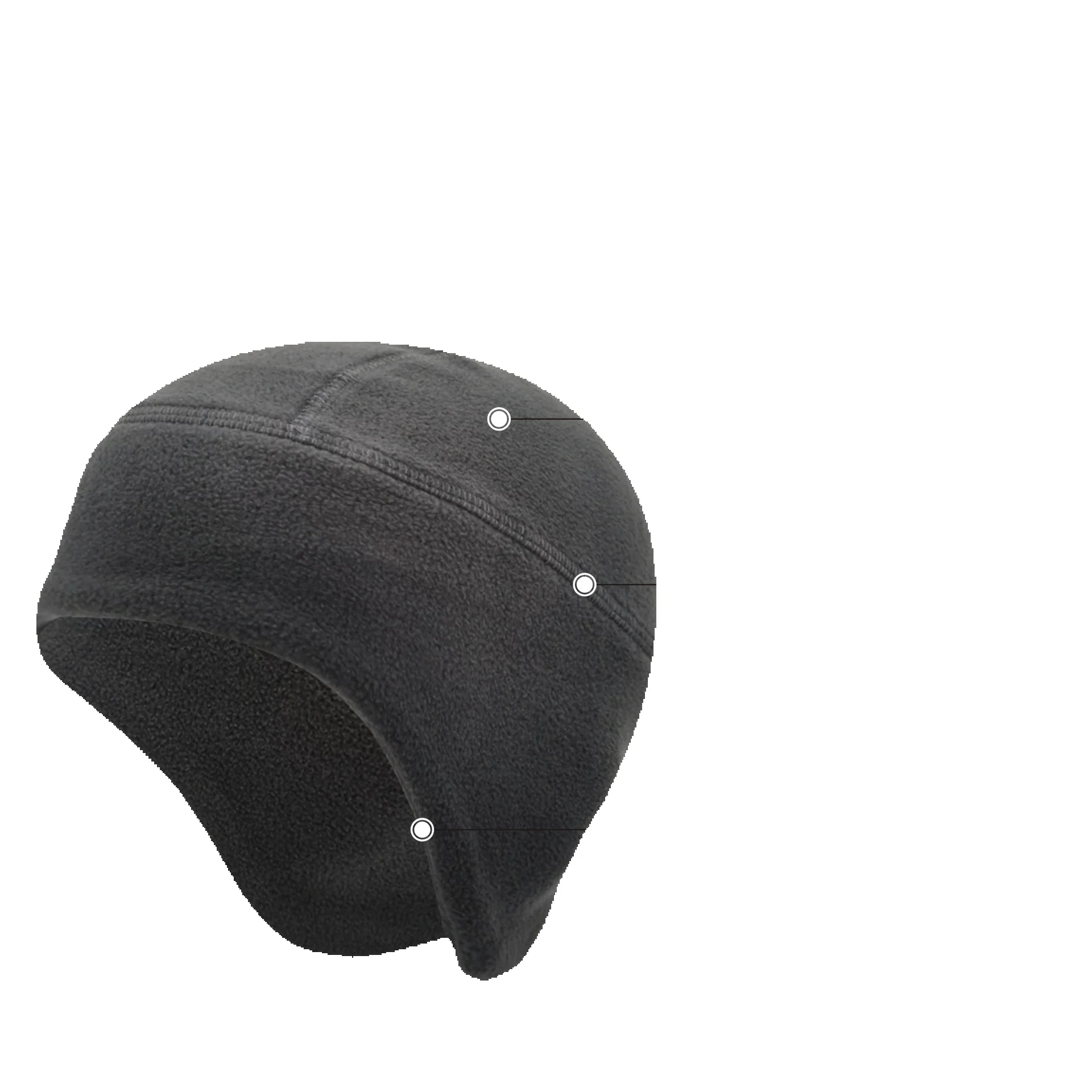 Warme kleine winddichte und kältebeständige Mütze mit Ohrenschützern für Outdoor-Radfahren, Fleece-Kapuze, leichte Skimütze_voghion.com