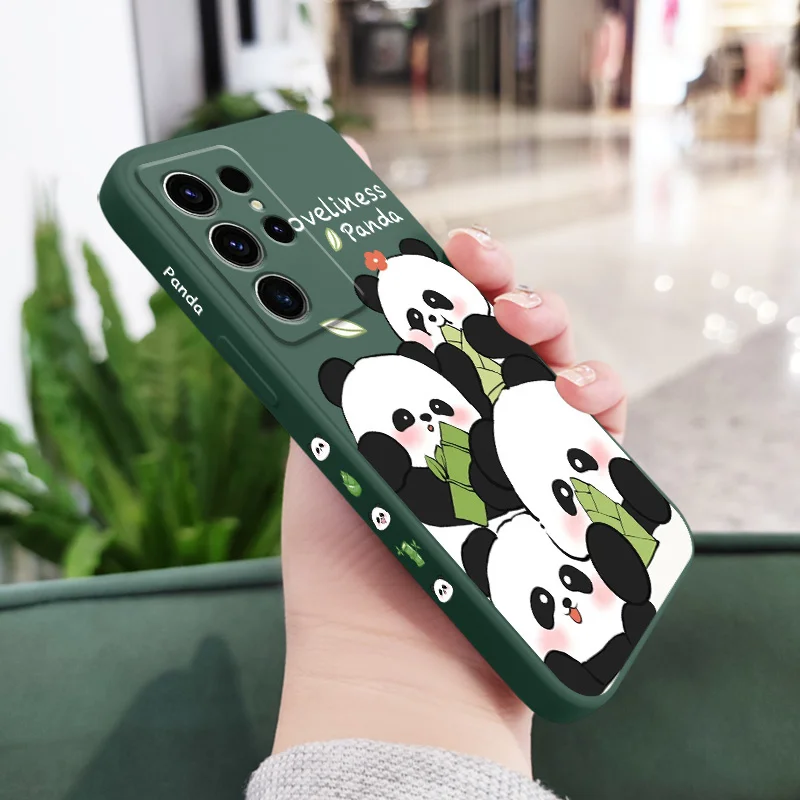 Adorable Giant Panda Silicone Phone Case