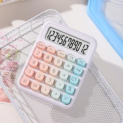 Dual - Powered 12 - Digit Electronic Calculator for Home, Office, and School Use (Colorful)