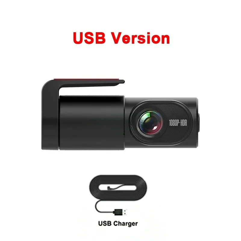 thumbnail image 1 of Cámara para coche con caja negra, gran angular de 140°, cámara para salpicadero con WiFi, USB, DVR, lente única, HD, ADAS, asistencia a la conducción, minicámara 1080P, 1 of 5