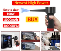 Electric Air Blower for Computer Cleaner,Cordless Air Duster,Replaces Compressed Air Can,Handy Dust for PC Keyboard Cleaning 2
