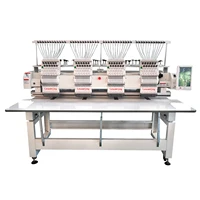 Four Heads Embroidery Machines Computerized Embroider 400*450mm For Hat Shoe Clothe And Flats