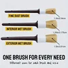 3PCS Car Exterior Interior Detail Brush Boar Hair Bristle Brushes for Car Cleaning Auto Detail Tools Dashboard Cleaning Brush 4
