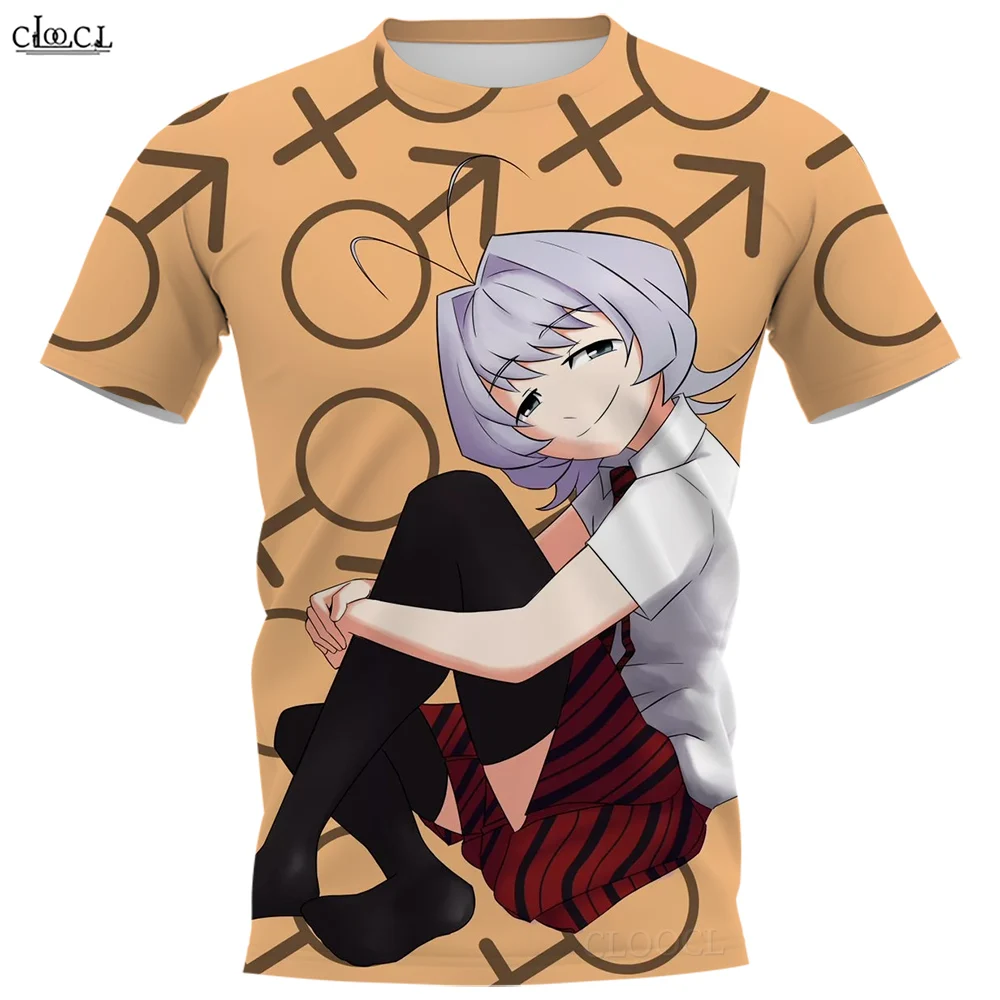 

CLOOCL Men T-shirt Anime Komi Can't Communicate 3D Printed Women Tee Shirt Short Sleeve Casual Streetwear Fashion Sports Tops