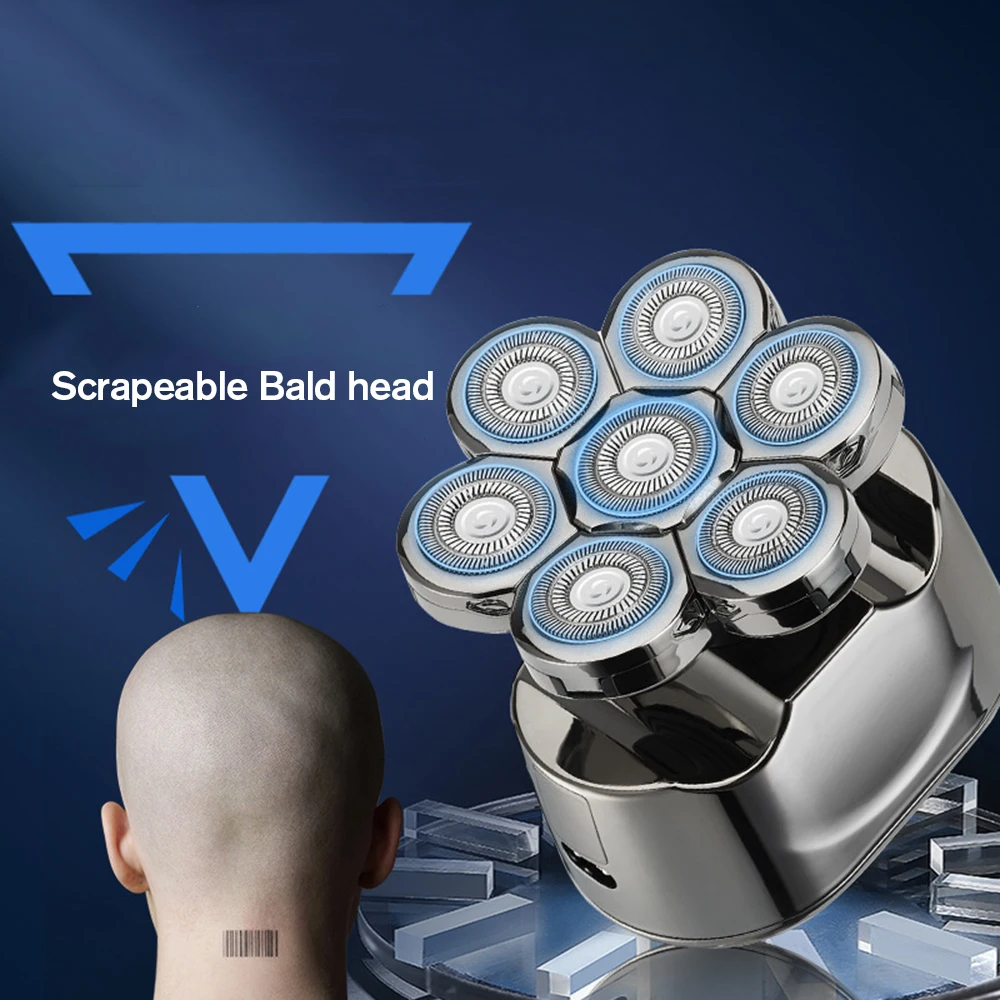 

Multi Grooming Kit Digital Display Electric Shaver Hair Clipper Beard Shaver Wet Dry Men Facial & Body Shaving Machine