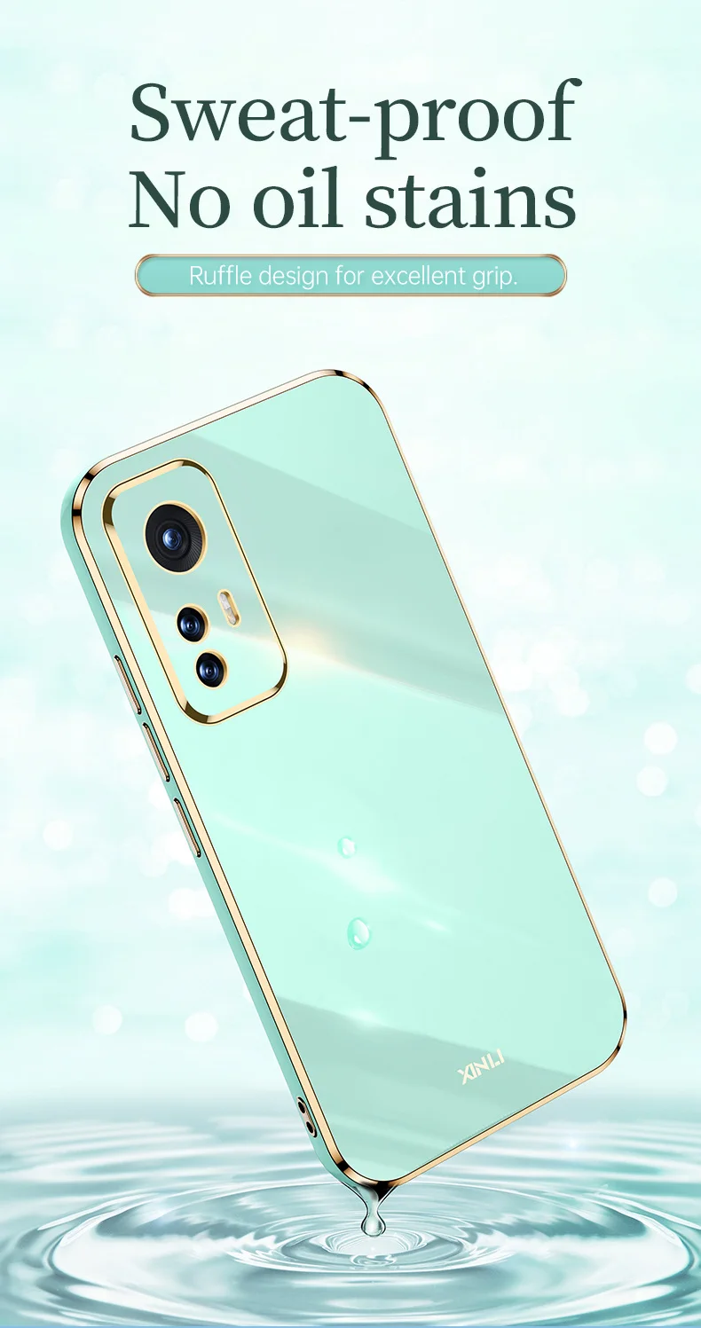 För Xiaomi mi 12 Pro Fodral Cover Mjuk TPU Fodral För Xiaomi mi 12 Pro Anti-fall Anti-fingeravtryck kameraskydd_voghion.com