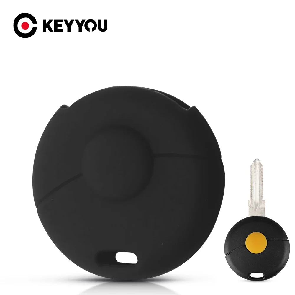 Keyyou Custodia Portachiavi In Silicone Per Mercedes Benz Cabrio City-Coupe Crossblade Car Key Case Cover Fob Remota