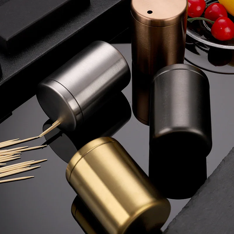 StainlessSteelToothpickContainerCreativeSimplePortableToothpick