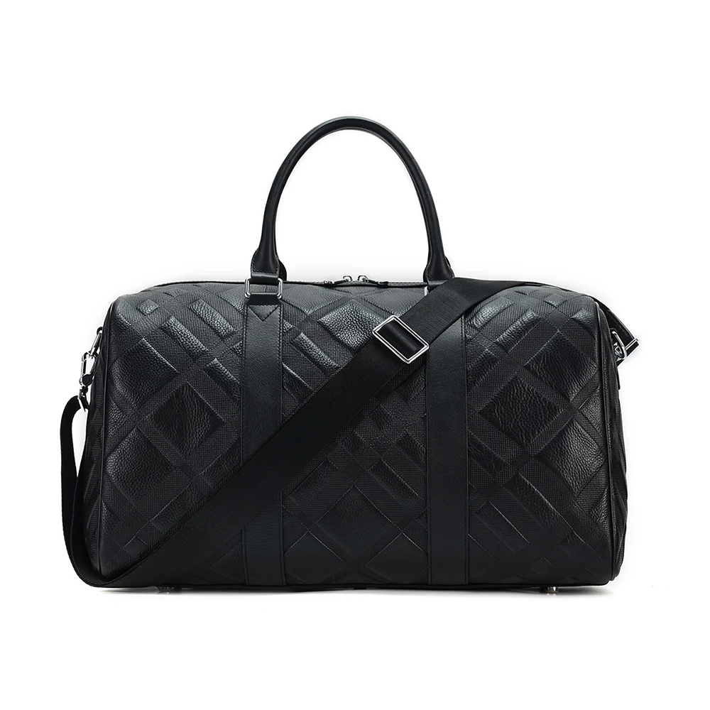 Fashion travel bag sports and fitness backpack large capacity crossbody bag embossed leather business travel carry on  bag