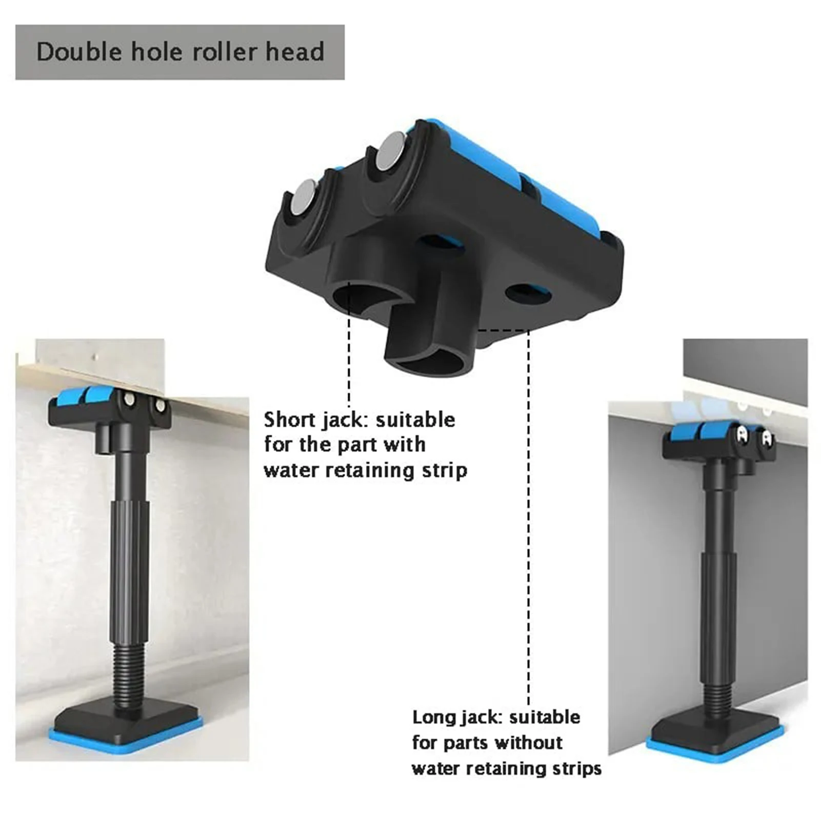 Cabinet Jack Support Height-Adjustable Lifting Bracket Wall Bathroom Cabinet Mounting Assistant Door Installation Aid cabinet jack support