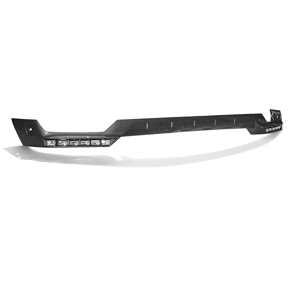 Front Bumper Splitter Lip with LED Fit Mercedes-Benz G Class W463 G500 G550 G65 1990 1991 1992 1993 1994 1995 1996-2018