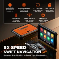 OTOFIX D1 LITE OBD2 เครื่องสแกนเนอร์เครื่องมือวินิจฉัยรถยนต์บลูทูธไร้สาย Bi-Directional Control OBD ยานยนต์เครื่องมือสแกน Active Test 6