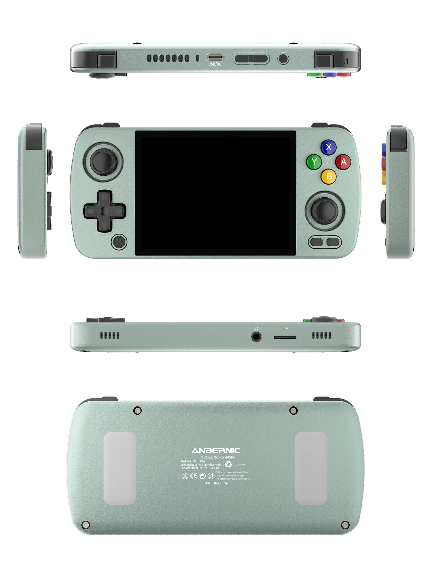 Console Anbernic RG405M Metal - 128 Go - Android/Linux - Écran Tactile 4 Pouces