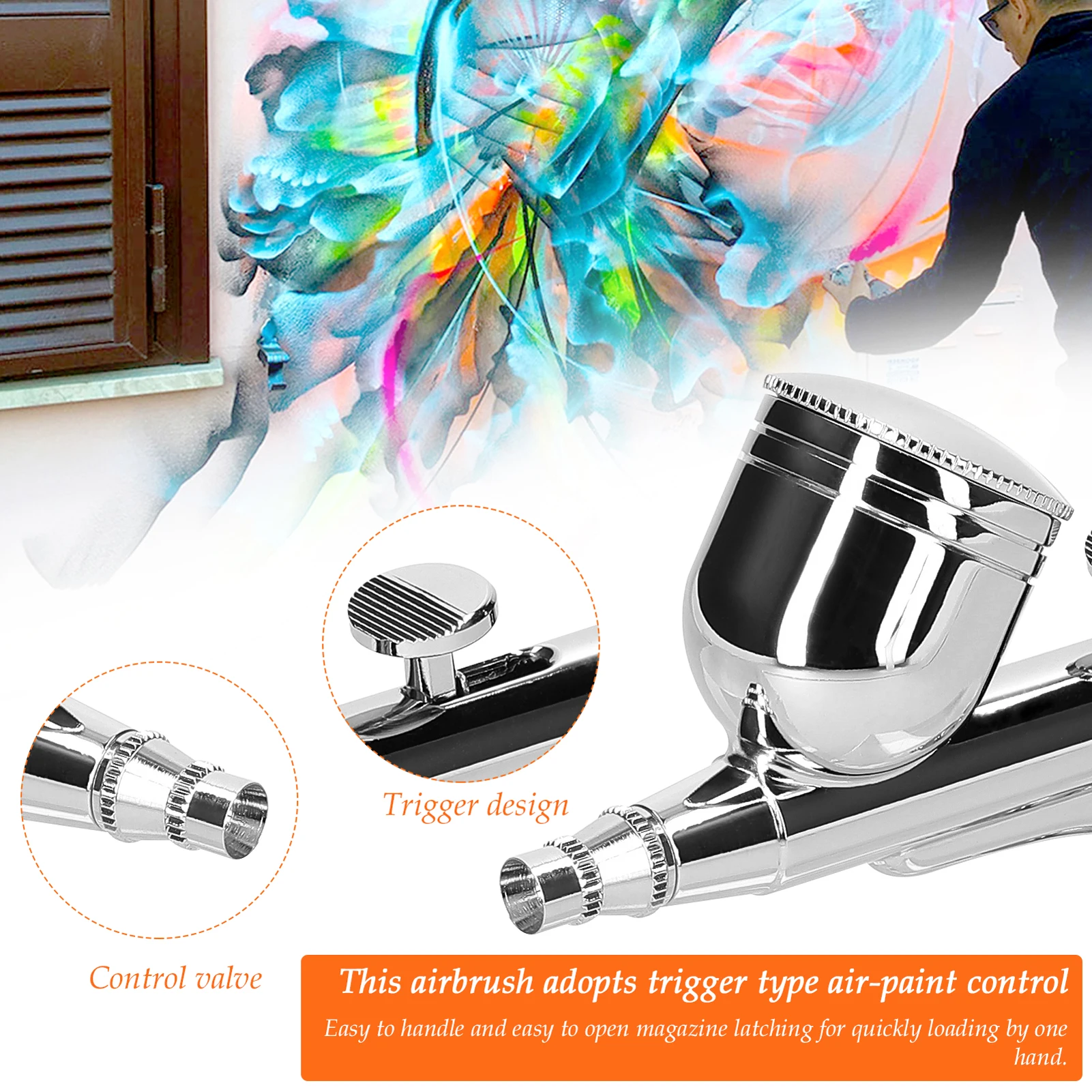 전문 0.3mm 에어 브러시 공기 압축기 키트 20-35PSI 에어 브러시 펜 공기 펌프 세트 모델 만들기 DIY 아트 페인팅 스프레이 건
