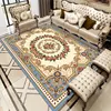 European Living Room Carpet Large Size Household Decorative Bedroom Luxury Rug Non-slip Washable Entryway Doormat Bath Mat 2
