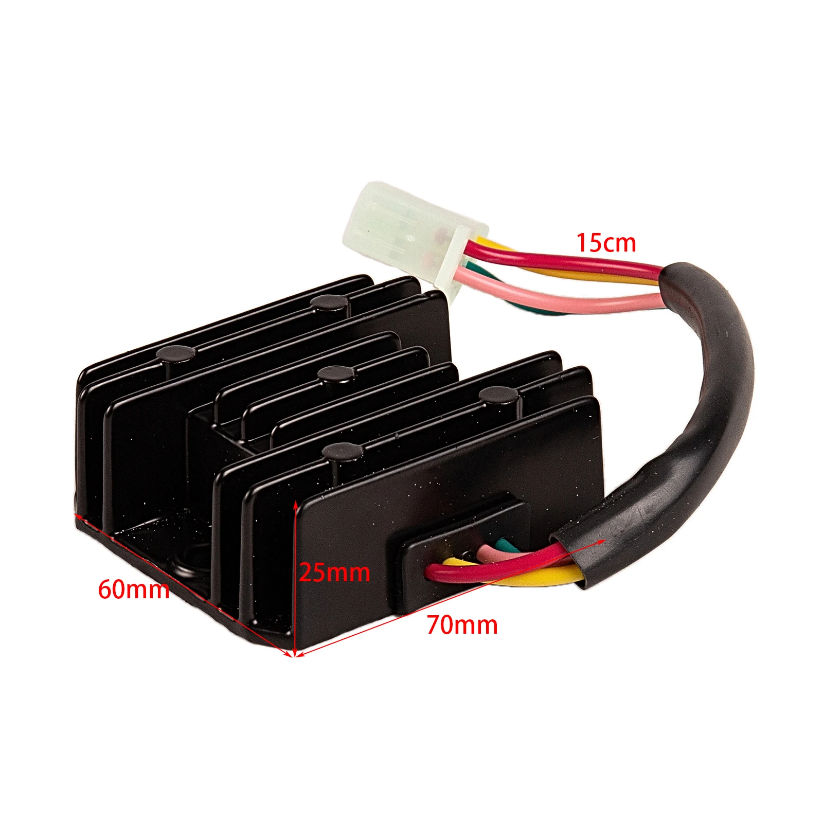 Motorcycle 4 Wires 4 Pins 12 Voltage Regulator Rectifier For 150-250CC Motorcycle Gy6 50 150cc Scooter Moped ATV