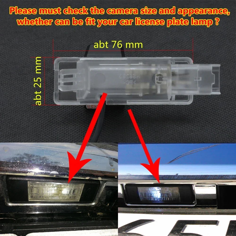 HD 1280*720 Fisheye Rear View Camera For Peugeot 208 2012 2013 2014 2015 Car Reverse Parking Accessories rear camera rear view camera front and rear cameras