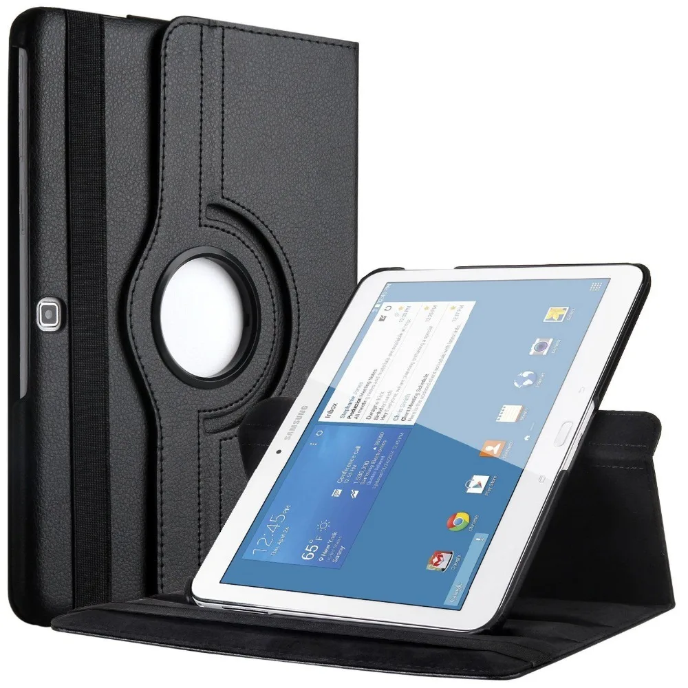 Capa para Tablet Tab 10.1 T530 T531 T535 Capa de Couro pu Rotativa 10.1 360