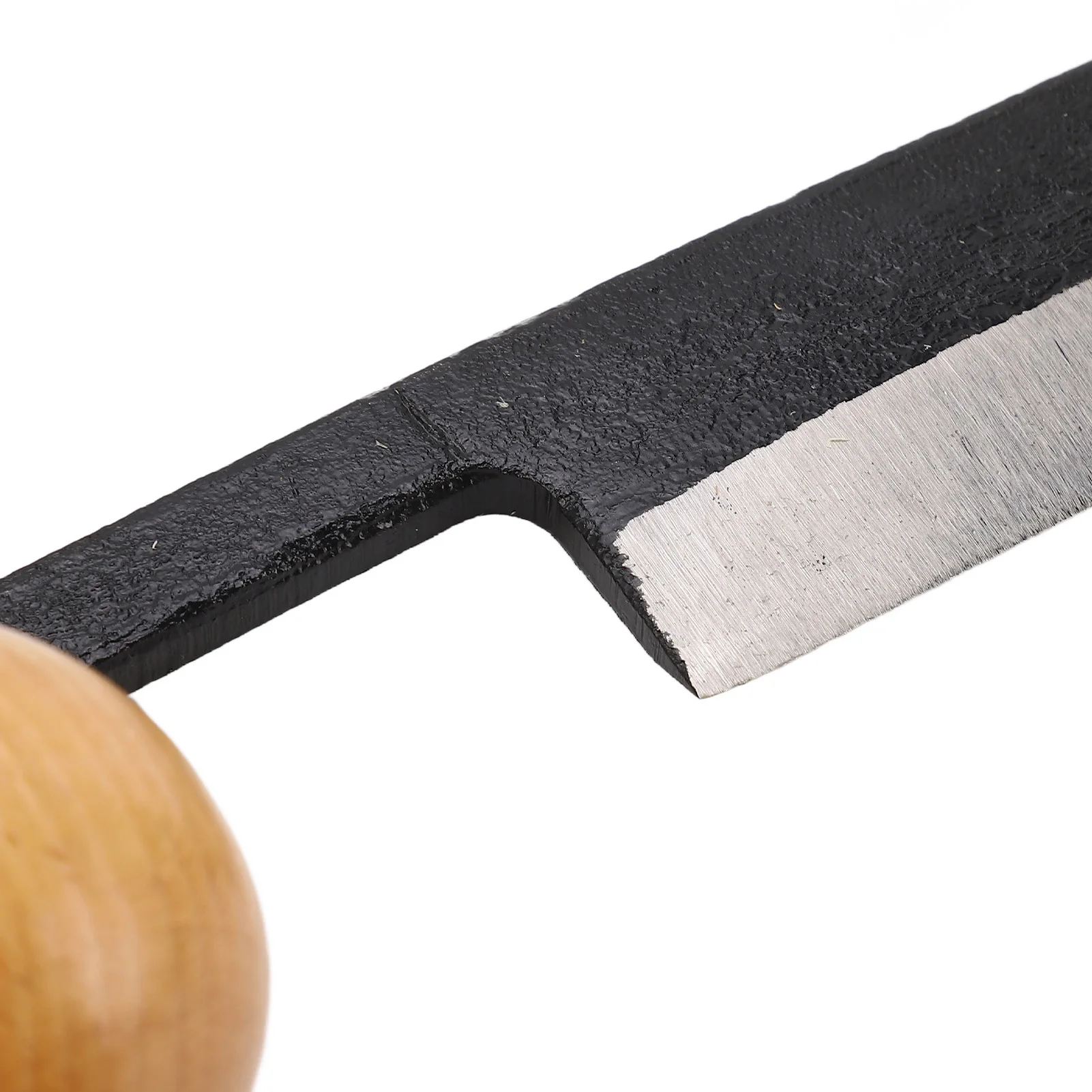 Straight Draw Knife HRC30 Hardness Draw Shave Knife Debarking Hand Tool Tungsten Steel Blade Easy To Grip for Woodworking