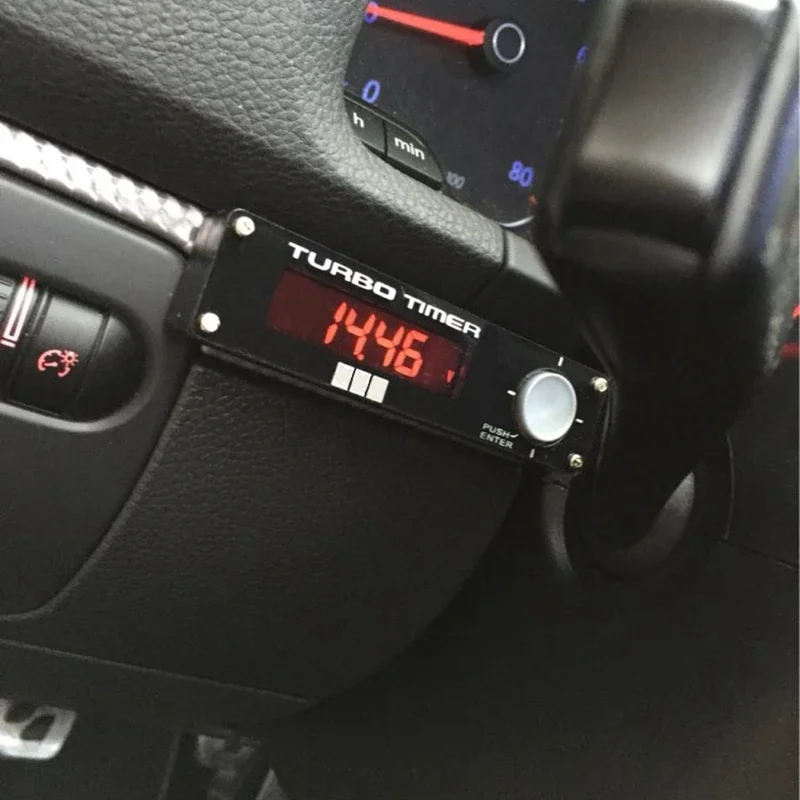 Car Turbo Timer Controller Universal Electronic Car Auto LED Digital Display Turbo Timer Delay Controller Car Accessories with logo