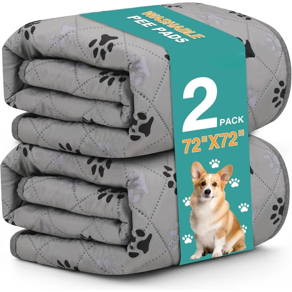 Extra Large Washable Dog Pee Pads 72x72 Inches