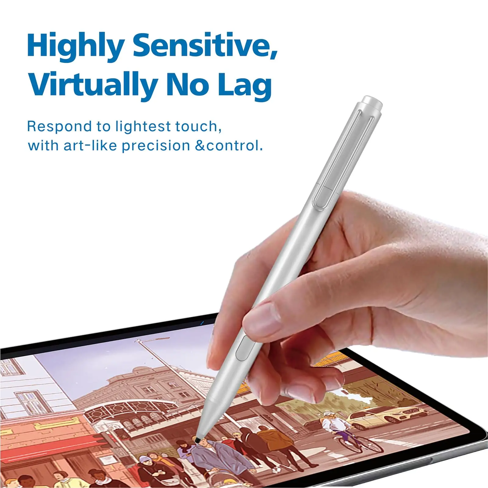 أطراف أقلام للقلم السطحي (4 عبوات، 2*HB/2H/H)، مجم...