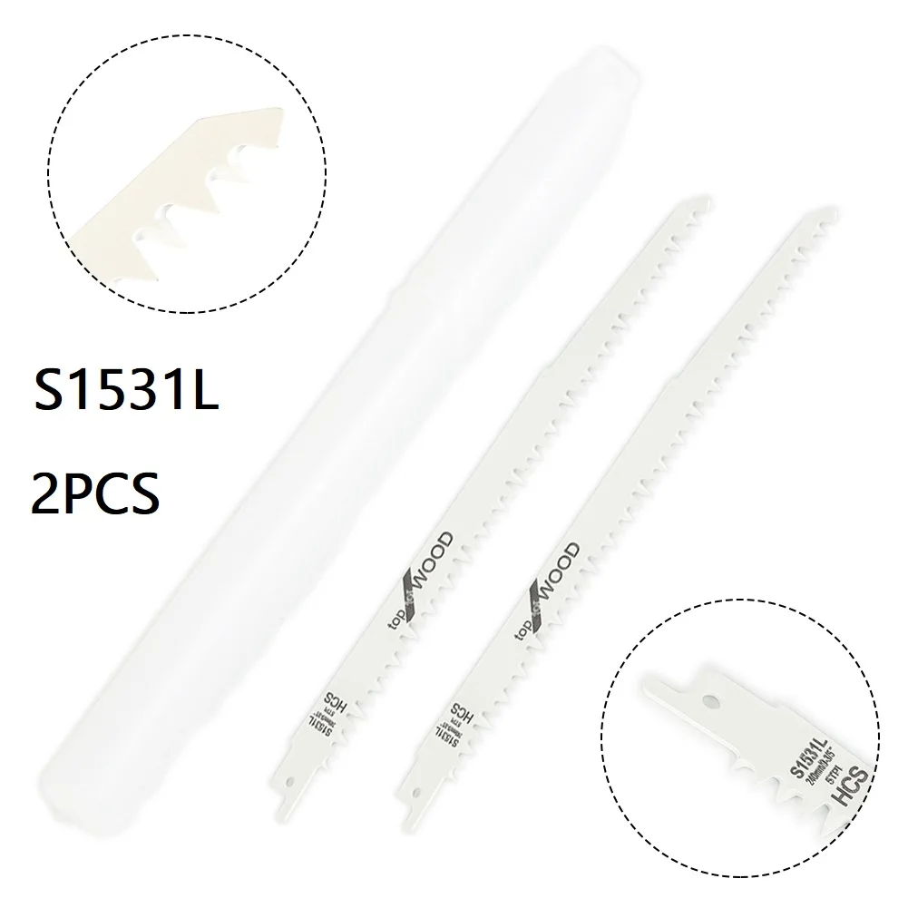 

Jigsaw Blades 2 Pcs S1531L Reciprocating Saw Blade For Wood Metal Cutting Reciprocating Saw Blades Cutting Hand Tools