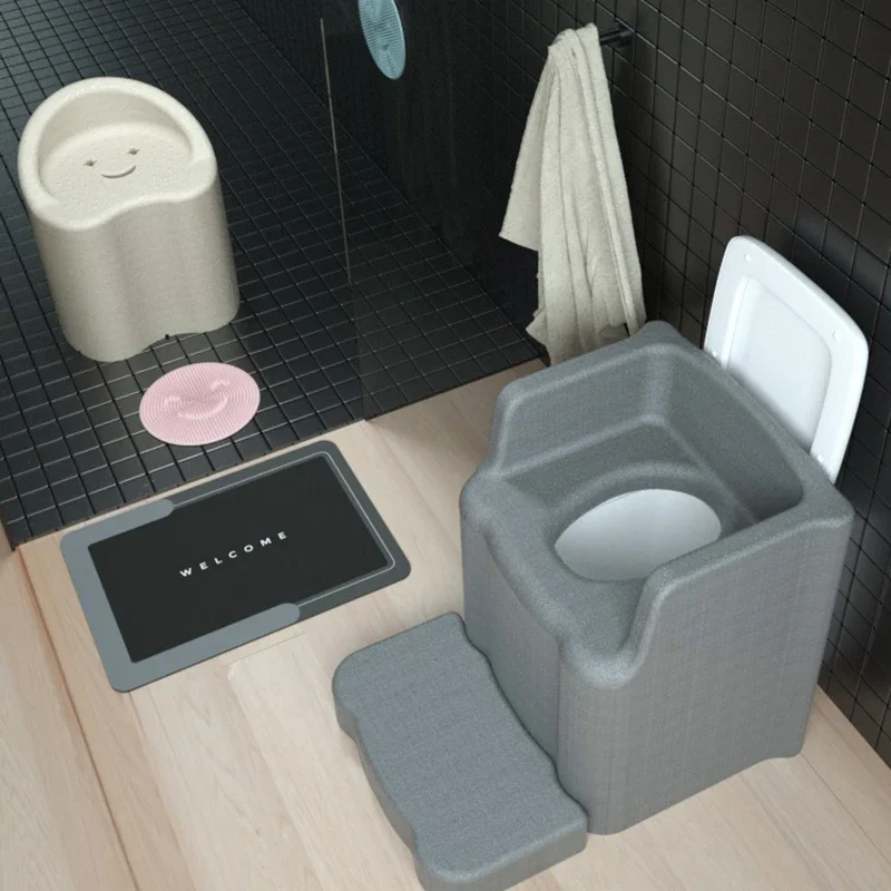 Portable Small Bathroom Chair Elderly Shower Vanity Medical Stool Tourist Designer Taburete Outdoor Plegable Home Furniture