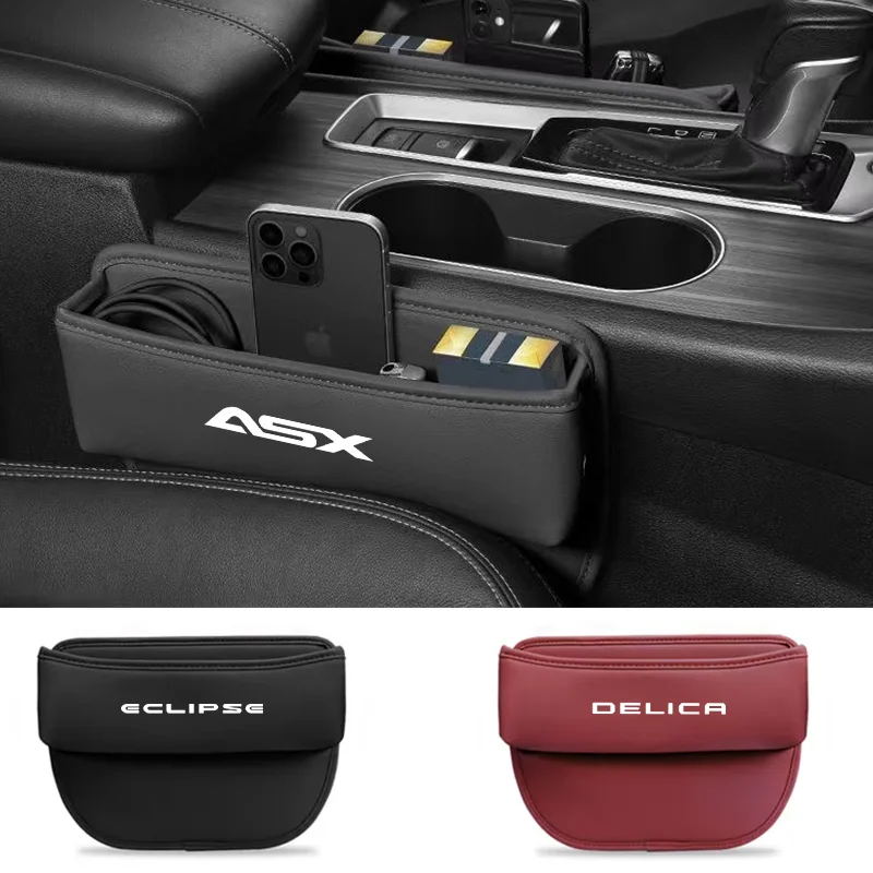 

Car Organizer Seat Gap Storage Pocket Premium Seat Crevice Filler Box For Mitsubishi Asx Lancer Pajero Outlander L200 Delica